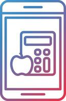 Calorie Calculator Vector Icon