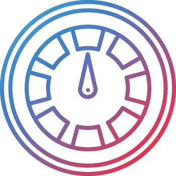 icono de vector de velocímetro