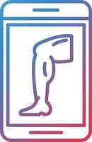 Leg Muscle Vector Icon
