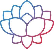 Lotus Flower Vector Icon