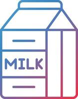 Milk Box Vector Icon