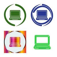 icono de vector de laptop