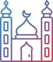 pequeño mezquita vector icono