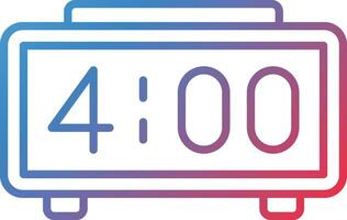 Digital Clock Vector Icon