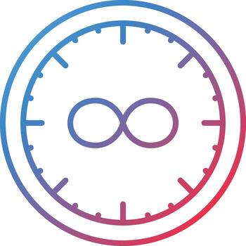 icono de vector de bucle de tiempo