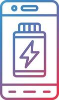 Mobile Battery Vector Icon