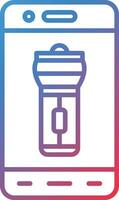 Mobile Torch Vector Icon