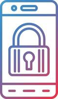 Mobile Lock Vector Icon