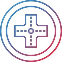 Intersection Vector Icon