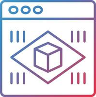 Augmented Reality Vector Icon