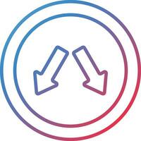 Keep In Lane Vector Icon