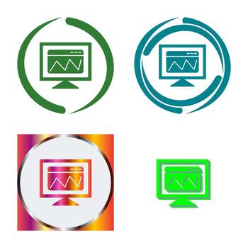Web Analysis Vector Icon