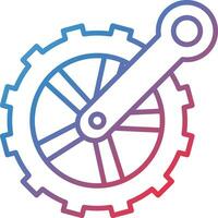 Crankset Vector Icon