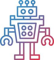 Humanoid Robot Vector Icon