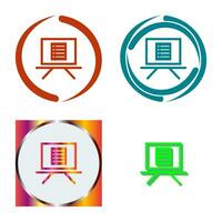 Unique Notice Board Vector Icon
