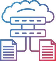 Cloud Storage Vector Icon
