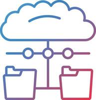 Distributed Data Vector Icon