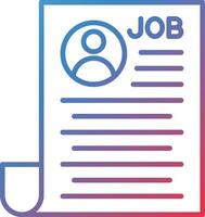 Job Vacancy Vector Icon
