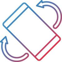 Screen Rotation Vector Icon