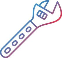 Adjustable Wrench Vector Icon
