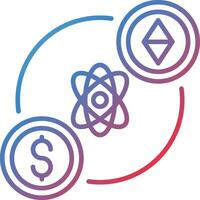 Atomic Swap Vector Icon
