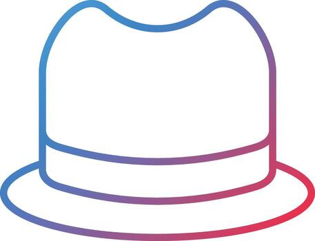 icono de vector de sombrero