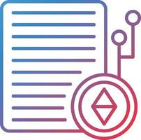 Smart Contract Vector Icon
