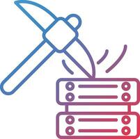 Data Mining Vector Icon