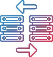 Data Transfer Vector Icon