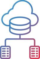 Data Infrastructure Vector Icon