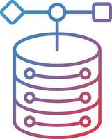 Object Database Vector Icon