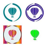 Hot Air Balloon Vector Icon