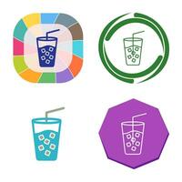 Cold Drink Vector Icon