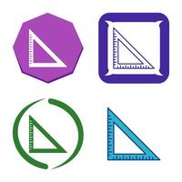 Set Square Vector Icon