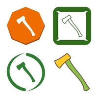 Wood Cutter Vector Icon