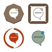 Message Bubbles Vector Icon