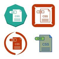 icono de vector de css