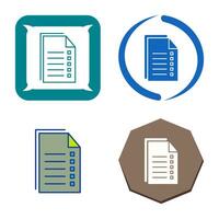 Data Files Vector Icon