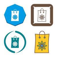 icono de vector de bolsas de pesticidas