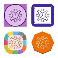 Unique Time Optimization Vector Icon