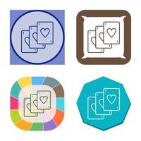 Unique Deck of Cards Vector Icon