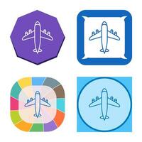 Flying Airplane Vector Icon