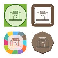 Museum Building Vector Icon