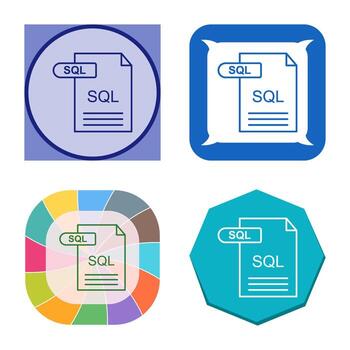 SQL Vector Icon