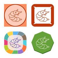 Shrimp Vector Icon