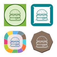 Hamburger Vector Icon