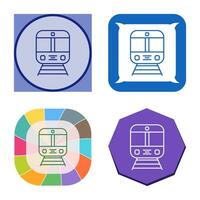 icono de vector de tren