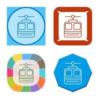 Cable car Vector Icon