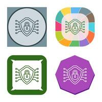 Cyber Security Vector Icon