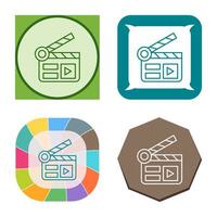 Clapper Board Vector Icon